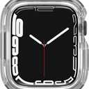 OtterBox - Apple Watch Series 7/8/9, 45mm Exo Edge Bumper Case - Protective Case for Smartwatch, Sleek & Precision Fit - Clear