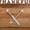 Mud Pie Thanksgiving Thankful Carving Board Set