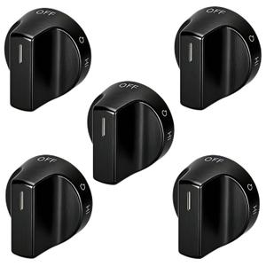 Sieri WFG550S0LV4 WFG525S0JV6 WFG550S0LV5 WFG525S0JV5 WFG550S0LB4 WFG550S0LB5 WFG525S0JB5 WFG525S0JB6 Knob for Whirlpool Stove Replacement Black Knobs for -W11620557 Check Fig 2 to Confirm 3/4D Shaft