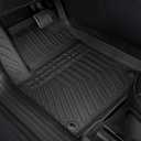 Floor Mats for Jeep Cherokee 2019-2023, All Weather Floor Mats Trunk Cargo Liner with Backrest Protectors and Door Sill Guards Accessories, Full Coverage Set