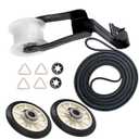 Seentech 4392065 Dryer Repair Kit With 349241T Drum Roller Kit, 691366 Idler Pulley 341241 Belt by Seentech - Exact fit for Whirlpool & Kenmore Dryers - Replaces AP3131942 AP3098345 AP6010582 WP691366