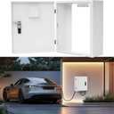 Outdoor EV Charger Enclosure Wall Mounted EV Charger Box with Lock Electric Vehicle Charging Equipment Fit for Most EV Chargers