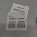 50 Pack Square Disposable Shower Drain Hair Catcher Stickers - Waterproof Drain Covers for Bathroom Floor, Sink & Bathtub, Easy-Peel Drain Hair Trap for Clog Prevention & Hygiene