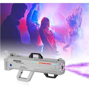 Smoke Gun for Party, 1500W Handheld Fog Machine Cannon with Color - Changing Lights, Perfect for Spooky Halloween, Stage Shows and Club Night