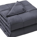 yescool Weighted Blanket for Adults (20 lbs, 60” x 80”, Grey) Cooling Heavy Blanket for Sleeping Perfect for 190210 lbs, Queen Size Breathable Blanket with Premium Glass Bead, Machine Washable