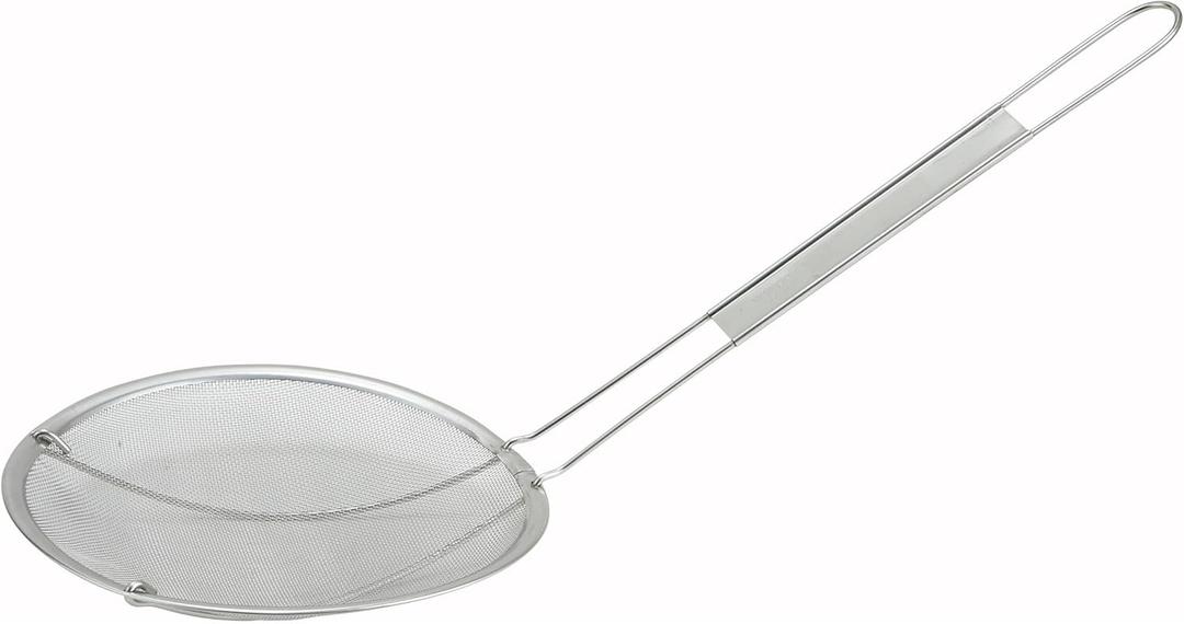 Winco 6" Single Mesh Strainer, Fine, S/S (Medium)