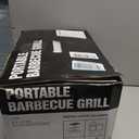 Portable Charcoal Grill, 22" x 17"Small Tabletop BBQ Grill,Dual-Zone Grilling,Heavy Duty Steel, Easy Assembly, Compact & Portable for Outdoor Camping,Picnic,Tailgate,Backyard Party