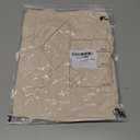 siliteelon Beige Tops for Women Dressy Casual 3/4 Sleeve Ruffle Bell Blouse Business Formal Work Shirt Trendy 2026 Apricot XL