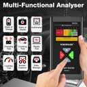 KINGBOLEN BM580 6V 12V Car Battery Tester, 100-2000CCA Voltage Tester, Precision Digital Auto Battery Analyzer, Loading/Charging/Starting System Tester for Cars SUV ATV Boats Motorcycles Vehicle