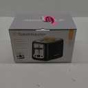 Toastmaster 2-Slice Cool Touch Toaster, black with stainless accent