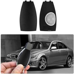 Car Key Cover Rear Compatible with Mercedes Key Fob Cover,3 Button Key Fob Case Replaces Key Case Rear,Key Fob Protector Car Accessorie Compatible with Mercedes Benz C-Class W203 W204