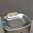 oneisall Wireless Cat Water Fountain, 3.5L/118oz Battery Operated Pet Drinking Fountain Stainless Steel, Running Water Dispenser Fountains for Cats, Cordless&Rechargeable with Motion Sensor(Hale 3.5L)