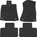 Car Floor Mats Custom Fit for Lexus is 250/IS 300/IS 350/IS 200t/IS 250f 300f 350f 2014-2025 Black Rubber Auto Liner Mats All Weather Protection