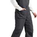 FREE SOLDIER Men's Insulated Waterproof Snow Bibs Ski Overalls (Medium/32" Inseam, Black)