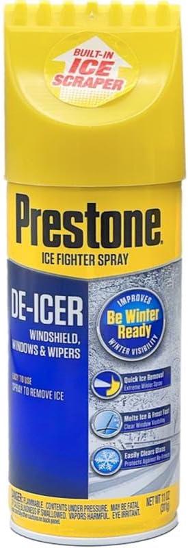 Warren Prestone As-242p 11 Oz Spray De-Icer with Scraper Top12