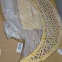 26 x 24 inch Ramadan Crescent Moon Decor, Eid Crafts Light Ramadan Moon Lamp Table Decor with LED Star Eid Ornament Gift for Home, Table, Party Mubarak Eid Decor