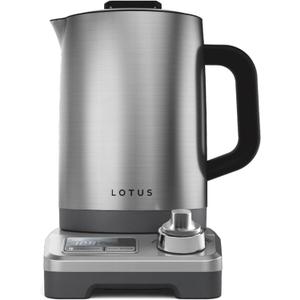 Lotus Kettle, 1.5 L Electric Tea Kettle, The Purist, 1500 Watts, Stainless Steel, Professional Series, LTSKT500