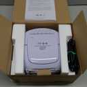 Gelielim Portable CD and Cassette Player Boombox Combo, AM/FM Radio Tape Recorder Casette Player with Remote, Bluetooth CD Tape Player USB Playback & Earphone Jack, Battery Powered/Plug in for Home (White)