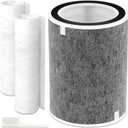 HP200 HP201 HP202 Replacement Filter Compatible with Shark HP200 Series, HP202 HP201 HP232 HP302, UA205 and HC502 Air Filter Replacement, Compare Part HE2FKBAS, HE2FKBASMB