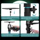 Adjustable Support Pole, Cabinet Jacks for Installing Cabinets, Telescoping Support Poles Range from 45.7'' to 114.2'' Third Hand Tool for Installation, 132 LB Capacity, 2 Packs, 45-7/10~114-1/5 2PCS