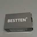 BESTTEN 3 Pack Horizontal Outdoor Outlet Cover for Duplex Receptacles, Weatherproof Design Auto-Closing Lid, Black, UL Listed, H4.65 x W2.87 x D0.71