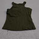 GEMBERA Women's Sleeveless Racerback High Neck Casual Basic Cotton Ribbed Fitted Tank Top, L