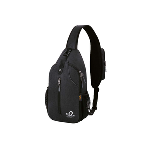 WATERFLY Crossbody Sling Backpack Sling Bag Travel Hiking Chest Bag Daypack