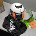 TRIANGLE Kids Motorcycle Helmets Youth Full Face Helmet Lightweight with 2 Visors DOT Approved
