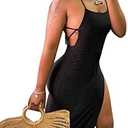 Sexy Two Piece Outfits for Women Spaghetti Strap Crop Top Ruched Bodycon Skirt Sets Party Club Maxi Dress XL