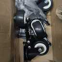 2 Inch Wheel Casters,Set of 4 Heavy Duty Casters,with Brake,No Noise Locking Polyurethane (PU) Wheels, for Furniture and Workbench Load 800lbs