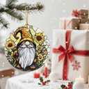 3 x Charming Gnome Christmas Ornaments: Christmas Tree Ornaments & Holiday Decor  Perfect Holiday Presents & Gift Ideas for Friends, Coworker, Family, Gnome Lover, and Gardener