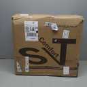 Ergonomic Office Chair, Mesh Desk Chair with Headrest, Lumbar Support, Thick Seat Cushion, Flip-up Arms, High Back Computer Task Chairs for Home Office, Black/Silver