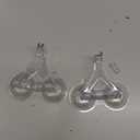 LITESUP Heavy Duty Double Suction Cup Hooks for Wreaths, Decorations, and Home Organization, Strong Hold on Glass, Metal, and Tile, Holds Up to 25 lbs, Clear, Reusable, Set of 2