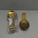 10 Pcs Gold Stainless Steel Spoon Rest, Spatula Ladle Holder Utensil Spoon Rest for Stove Top/Countertop Heavy Duty Ladle Holder for Kitchen Cooking Utensils, Dishwasher Safe, 3.8'' x 9.8''