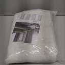 LAMIT Natural Linen Blended Curtains for Living Room, Back Tab and Rod Pocket Semi Sheer Curtains Light Filtering Country Rustic Drapes for Bedroom/Farmhouse, 2 Panels,52 x 120 Inch, Natural Ivory