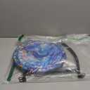 Indoor Outdoor Metal Round Side Table, 14 Inch Round Patio Coffee Bistro Table, Weather Resistant Black Metal Side Table for Patio Balcony Yard Porch Garden, Plant Stand for Indoor Outdoor Use (Fish)