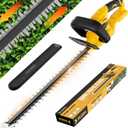 Hedge Trimmer Compatible for Dewalt 20V Battery (NO Battery), Cordless Electric Hedge Trimmer with 1600RPM Brushless Motor, 22'' Dual-Action Blade with 3/5'' Cutting Capacity (Bare Tool)