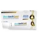 Denttach Gold Denture Adhesive, Petroleum Free Olive Oil Based Premium Denture Adhesive Cream for Full and Partial Dentures, All Day Secure Hold Denture Glue, Zinc Free, 2.4 Ounce