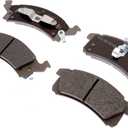 ACDelco Silver 14D506CF1 Ceramic Front Disc Brake Pad Set with Bushings