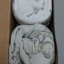 2-Pack Mini Crib Sheets Fitted - 38x26 Pack N Play Sheets for Pack and Play Mattress, Organic Cotton, Soft & Breathable Playard Bedding, Neutral Mini Toddler Bed Cover for Boys, Girls (Elly)