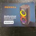 Japouca Bluetooth Speaker with 2 Wireless Microphones Two 8 Speaker Portable Sound System for Music Singing and Entertainment at Home or Outdoor Parties