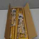 Over The Table Rod Stand with Clamps Adjustable 47"-98" Length 30"-43" Height Gold Table Arch Stand Hanging for Decoration Flowers Display Wedding Birthday Party Halloween Christmas