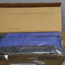 Sheenive Stadium Seats for Bleachers with Back Support, Bleacher Seats with Backs and Cushion Wide, Padded Portable Folding Comfort Stadium Chair with Shoulder Strap, Perfect for Sports Events, Blue