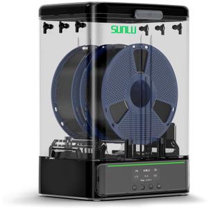 SUNLU 3KG Filament Dryer SP2 & Storage Box, 70 Max Temperature and 15min Fast Heating for 3D Printer Filament Drying and Sealing with Heat Control, Compatible with 1.75mm/2.85mm PLA PETG TPU ABS ASA