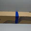 MEANTT LED Lights Shower Panel Tower - Waterfall Rainfall Shower Panel Tower System with 4 Body Jets - 5-in-1 Multifunction Shower Column - Matte Black Stainless Steel Shower Tower with Handheld