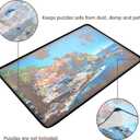 Tektalk Jigsaw Puzzle Board Portable Puzzle Mat with Dustproof Cover for Puzzle Storage Saver, Non-Slip Surface, Up to 1000 Pieces (Gray)