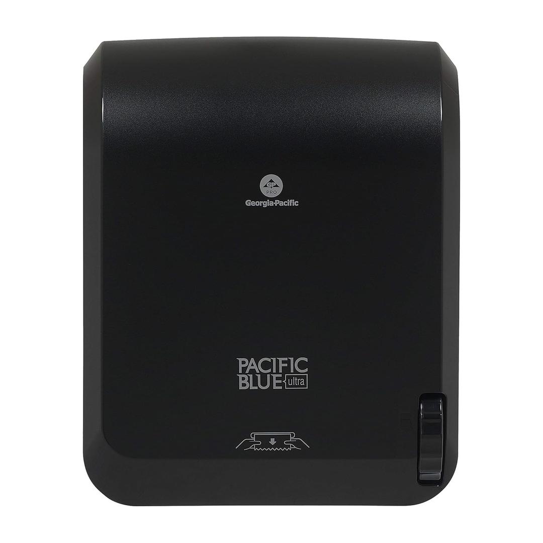 Pacific Blue Ultra 8" High-Capacity Mechanical Touchless Paper Towel Dispenser by GP PRO (Georgia-Pacific), Black, 59589, 12.9" W x 9" D x 16" H, 1 Dispenser