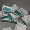 Yoobure Nightstand with Charging Station, Small Night Stand with Fabric Drawers and Storage Shelf for Bedrooms, Nightstands for Small Spaces, Bedside Table with USB Ports & Outlets Bed Side Table