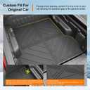 powoq Hybrid Floor Mat Compatible with 2022-2026 Ford Maverick Bed Mat TPE Truck Liner Truck Bed Mat Floor Liner Replacement for 2022 2023 2024 2025 2026 Ford Maverick Accessories