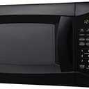 Emerson 0.7 CU. FT. 700 Watt Black Microwave Oven (MW7302B) and BLACK+DECKER 2-Slice Extra Wide Slot Toaster